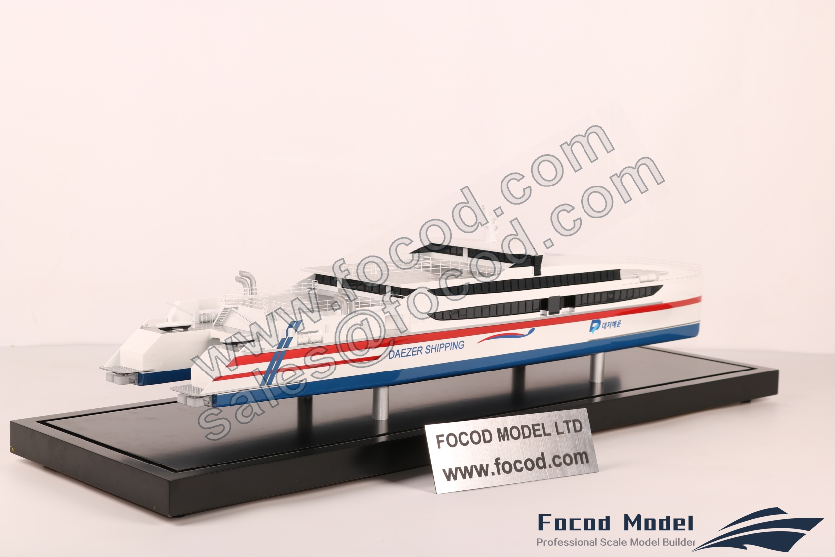 customized model of 74m Catamaran passenger ferry